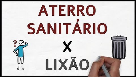 ATERRO SANITÁRIO X LIXÃO
