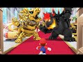 Super Mario Odyssey - Secret Special Fury Bowser & Golden Bowser Boss Fights