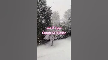 سورة الحشر Surah Al- Hashr / قرٱن/ #الشيخ #المصحف #اكسبلور