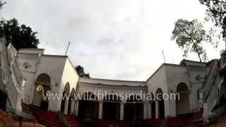 Old British tea garden bungalow dining room - Thengal Manor,  Assam