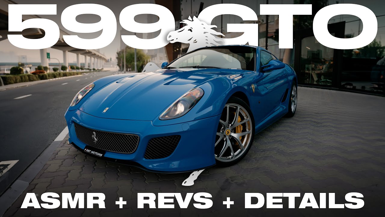1 OF 1 FERRARI 599 GTO  in Blu Ghibli Cup with Blue Carbon Interior