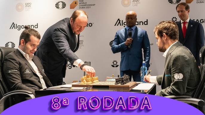 O RUSSO ARRISCOU HOJE?? Magnus Carlsen Vs Nepomniachtchi - Rodada 7 