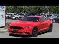 2017 Ford Mustang GT Coupe + Intelligent Access, Black Appearance Pkg Review | Island Ford 26270B