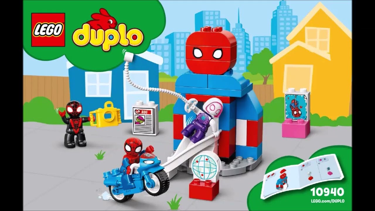 LEGO Instructions | Duplo | 10940 | Spider-Man Headquarters | Spidey and His Amazing Friends