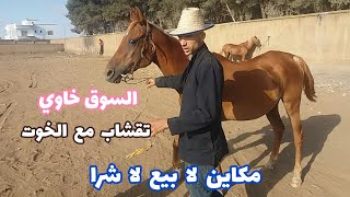 رحبة الخيل خاويا حيت العيد قريب مكاين غير نشاط في سوق الثلاثاء الخميسات