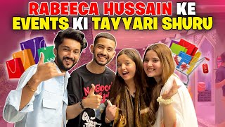 Rabeeca Hussain Ke Events Ki Tayyari Shuru | Shaheer Khan Official