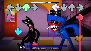 Huggy Wuggy Vs Cartoon Cat (Playtime FNF) // FNF Mod // Cartoon Cat Poppy Playtime // New Characters