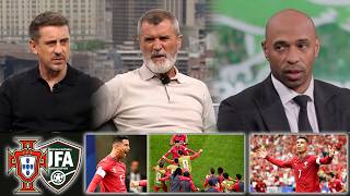 Portugal vs Uzbekistan 5-0 Thierry Henry & Zlatan Stunned on Ronaldo Brace! | Roy Keane reaction🔥