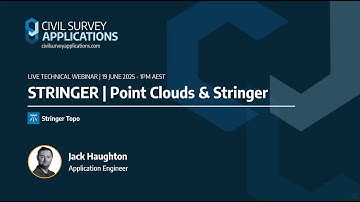 Webinar | Exploring Point Clouds with Recap Pro, Civil 3D and Stringer Topo