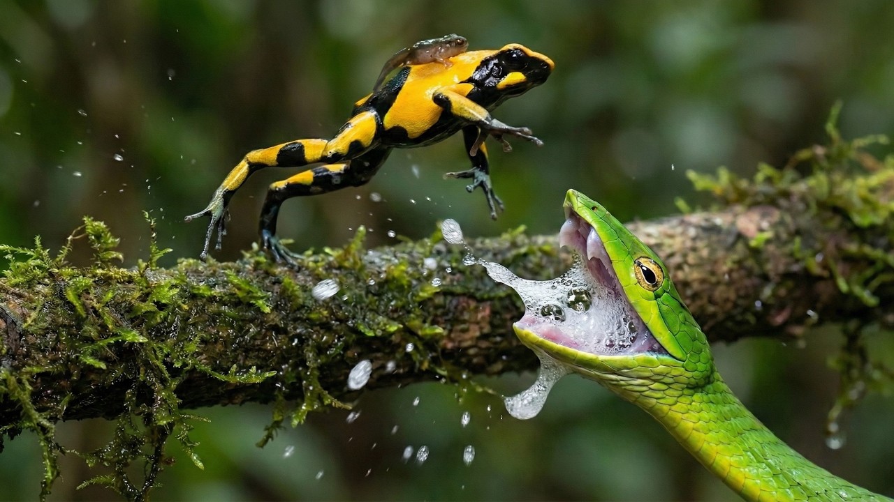 Wild Life Amazon Jungle - When a Venomous Snake Gets Poisoned