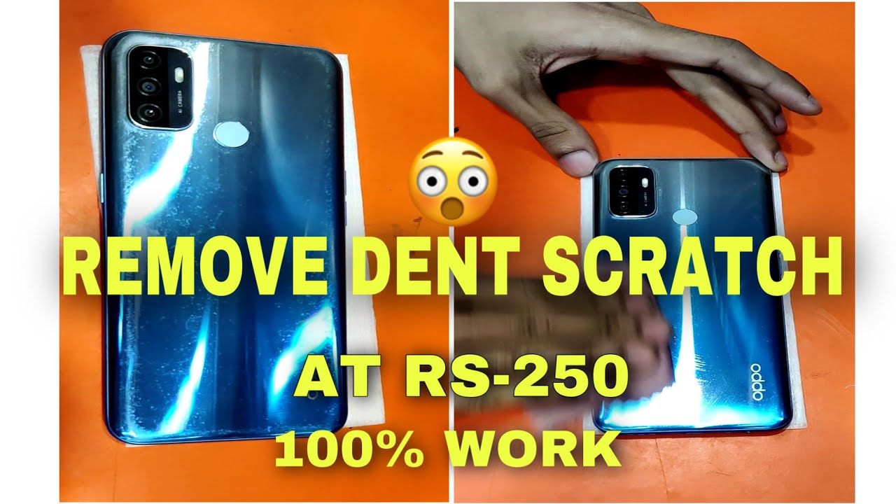 Hide Dent Scratch from Mobile back side 100% work Guarantee