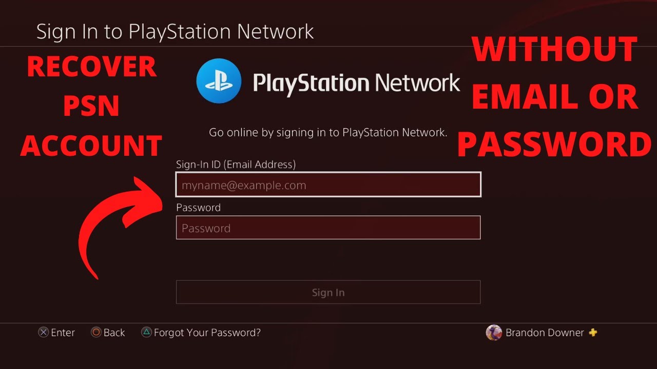 How to Recover PSN Account with NO Password or Email (Sign in ID) Works On  PS5 & PS4 (Best Method!) 