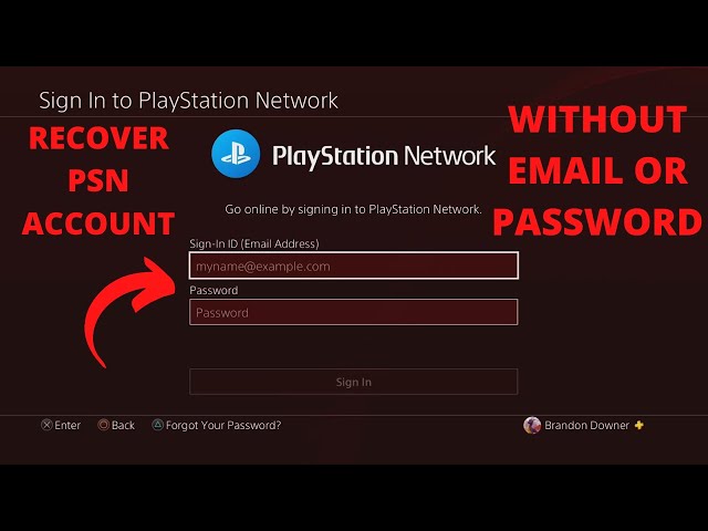 Recover PSN Account With No Email or Password (2021) 