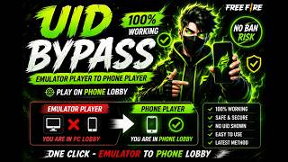 FREE FIRE TOXIC UID BYPASS 😈 | FF EMULATOR BYPASS 💥 | FREE FIRE PC LOGO BYPASS ☠️ | LIFETIME FREE 🎁