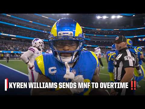 RAMS TIE IT WITH 5 SECONDS LEFT 😱 Kyren Williams sends MNF to OT 👀 | NFL on ESPN