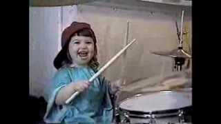 Betsy Playing Srums Stick Pointing
