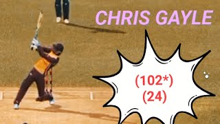 Real Cricket 24 | Chris Gayle scored (102*) on (24) balls |  screenshot 4