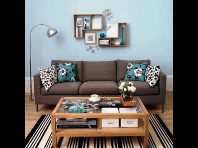 Turquoise And Brown Living Room Ideas