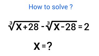 France Math Olympiad Question | You should know this trick!