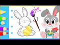 NEW! ❤️ 💛 💚 Learn to draw and paint the Easter Bunny with the help of the Superzoo team