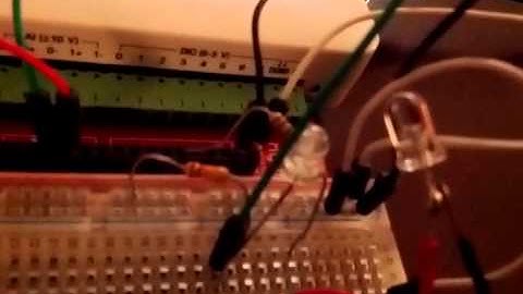 Infrared led with infrared phototransistor
