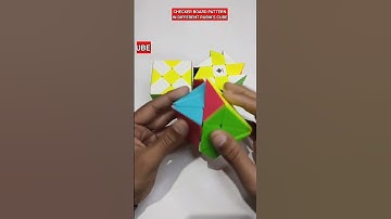 Checkerboard Pattern in different types of Rubik