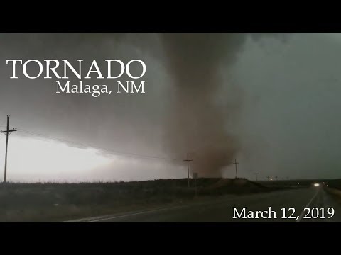 Tornado Close Range - Malaga, NM - 03/12/2019