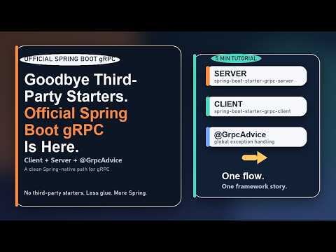 Official Spring Boot gRPC Tutorial | Client, Server & @GrpcAdvice