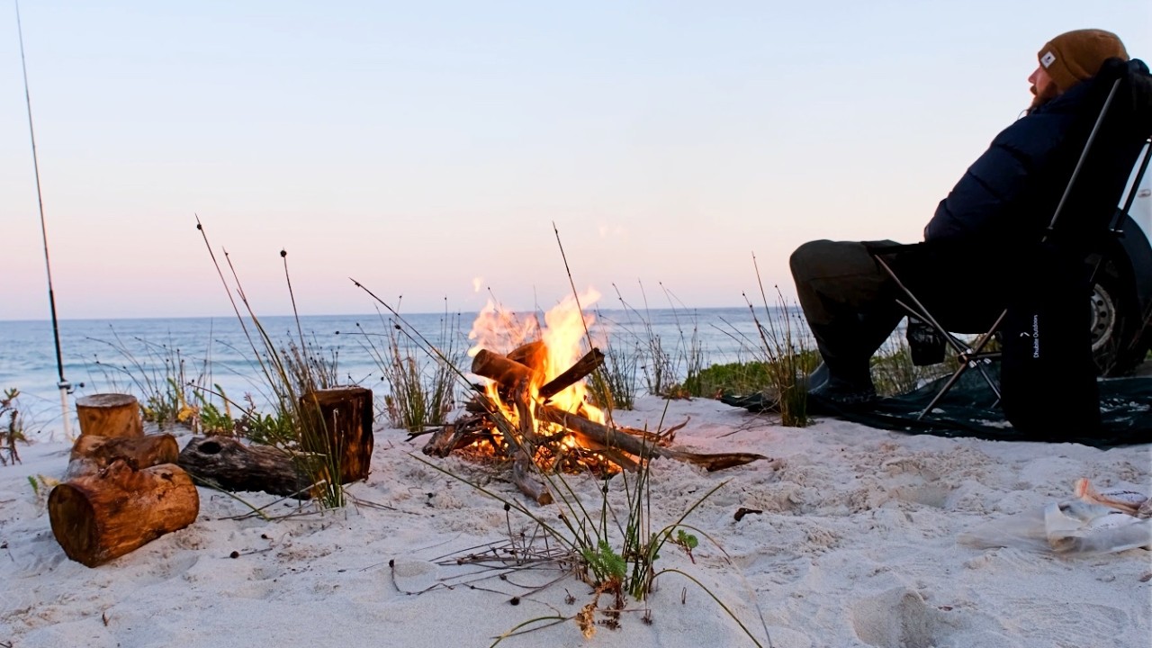 Beach Fishing for Mulloway and Gummy Sharks