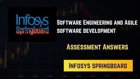 Infosys springboard | Software Engineering and Agile software development | Self-assessment answers