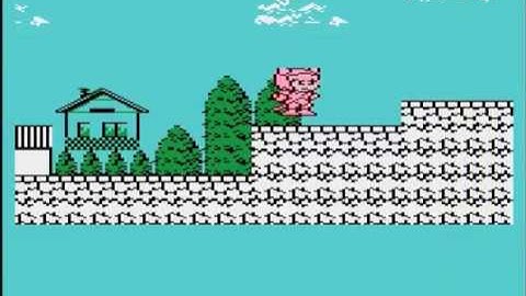 Samurai Pizza Cats Atari 8-bit Basic Gravity & Collision