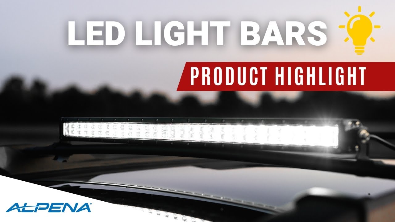 Alpena LED Light Bar Series Product Highlight - YouTube