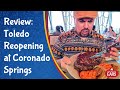 Dinner at Toledo Reopening Day Review - Coronado Springs Resort Dining - Disney Dining Review