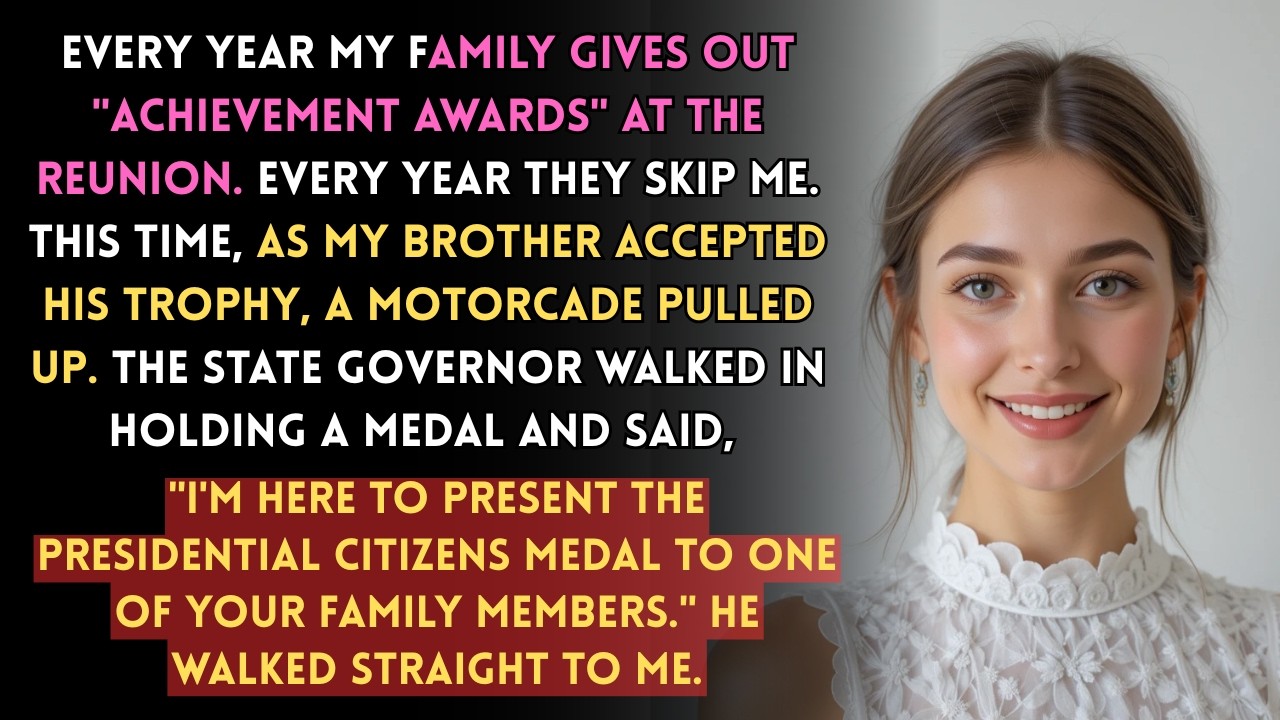 At the Family Reunion, They Gave Awards to Everyone Except Me — Then the Governor Arrived With Mine