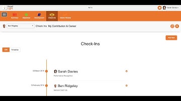 Using Check-Ins in Performance Reviews