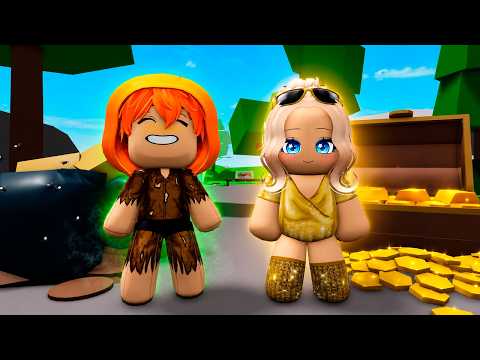 NIÑA DE ORO Y NIÑO POBRE 💸💔 BROOKHAVEN PELICULA 🏡