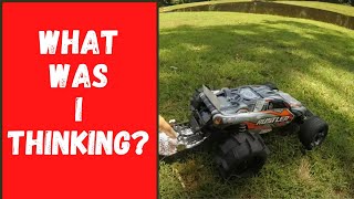 RC Hydroplaning: Traxxas Rustler Hydroplane