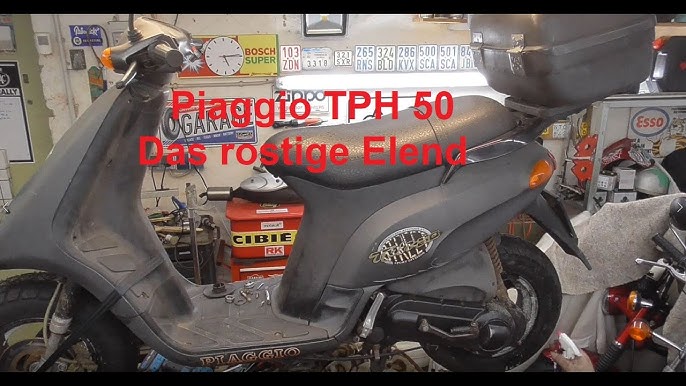 Roller Rolf wieder On Tour Piaggio TPH 50 Typhoon 