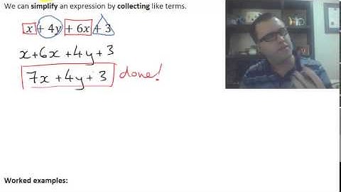 Simplifying expressions using addition and subtraction