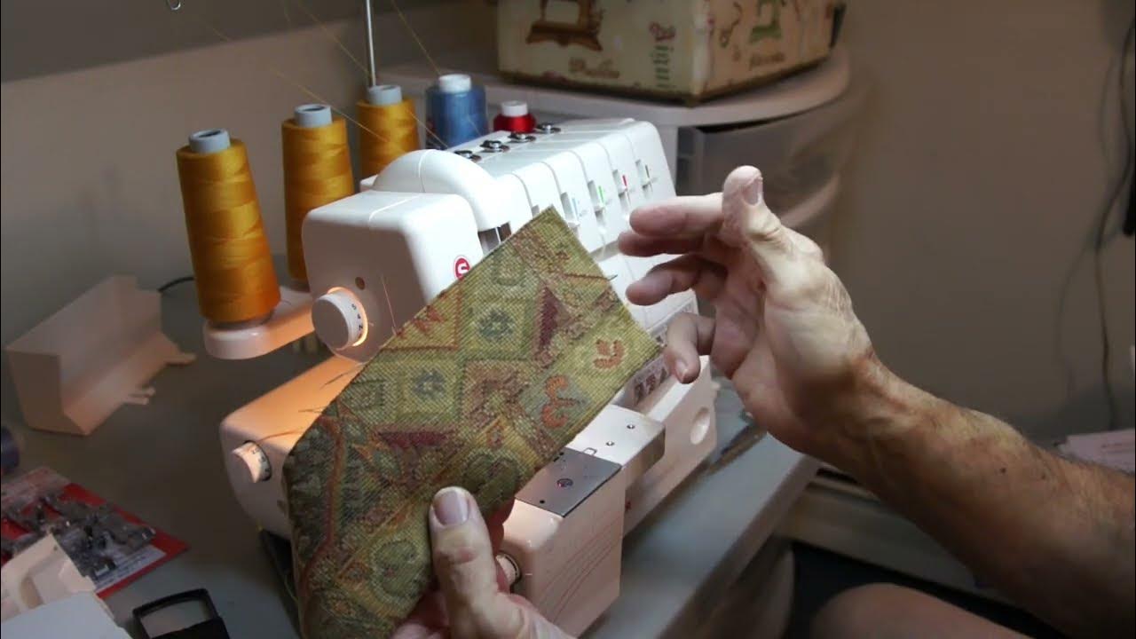 One of the best sergers. Singer Professional 5 ® cover stitch YouTube