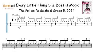 'Every Little Thing She Does is Magic' - Rockschool Grade 5 drums 2024