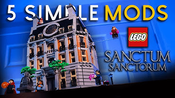 5 SIMPLE Mods To Do To Your LEGO MARVEL Sanctum Sanctorum! [4K]