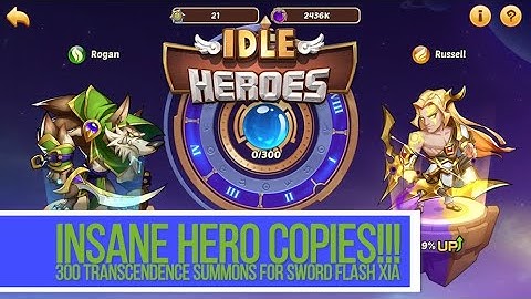 Idle Heroes - INSANE Hero Copies in 300 Transcendence Summons!!!