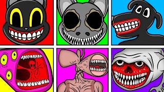 ALL OF TREVOR'S CREATURES in Roblox! (Siren Head, Train Eater, Cartoon Cat and MORE!)