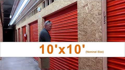10 x 10 Storage Unit