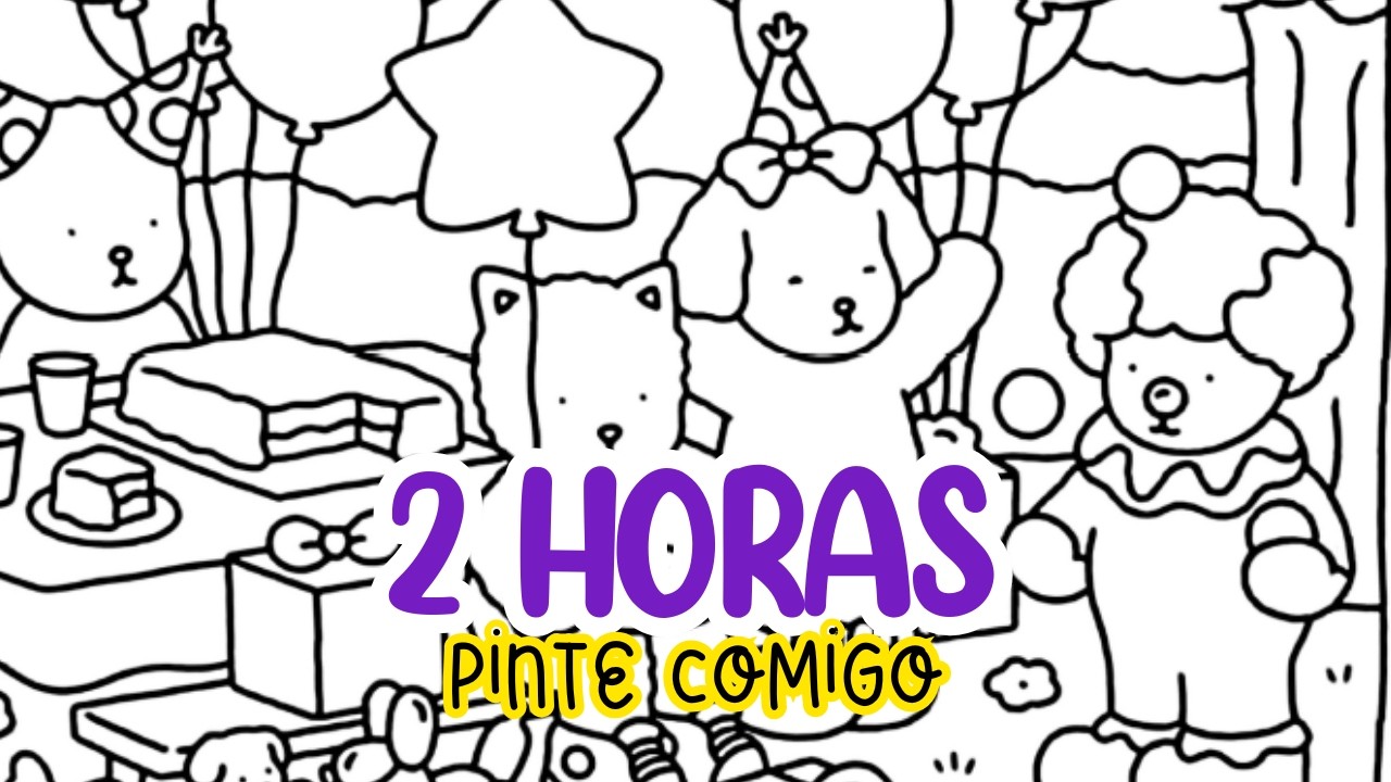 2 HORAS COLORINDO COMIGO PARA RELAXAR | BOBBIE GOODS | COCO WYO | TOUCH | CHEN RUI | PINTE COMIGO