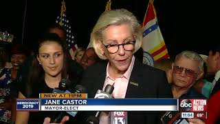 Jane Castor elected Tampa Mayor
