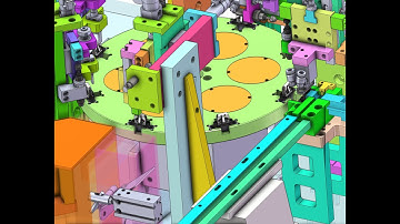 Automatic safety lock assembly machine-industrial 3D model : machine-world.net P367