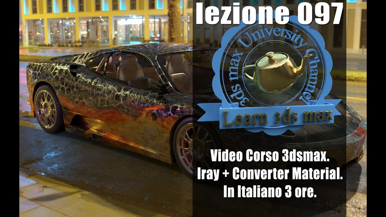 Corso 3ds max  Iray + Ocean Material