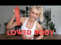20 Minute Resistance Band Lower Body Workout! Glutes & Thighs!